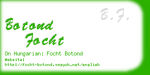 botond focht business card